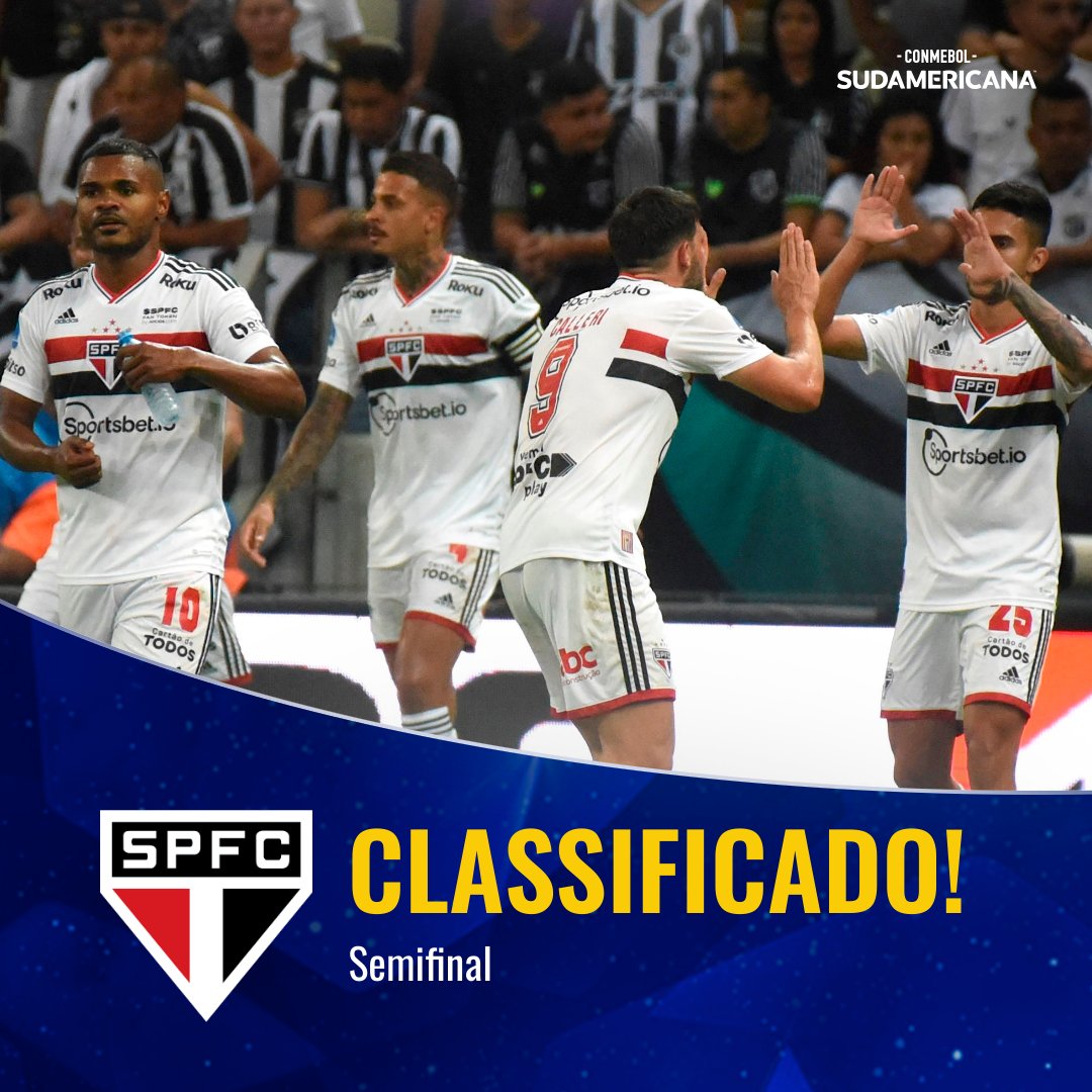 sao paulo classificado sulamericana 2022