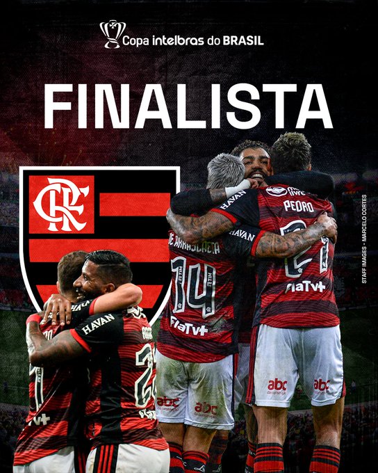 flamengo finalista da copa do brasil 2022