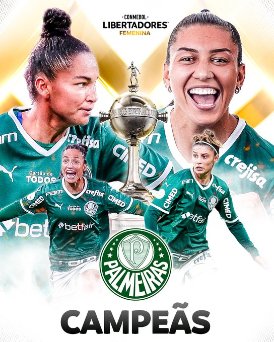 palmeiras é campeão da libertadores feminina 2022