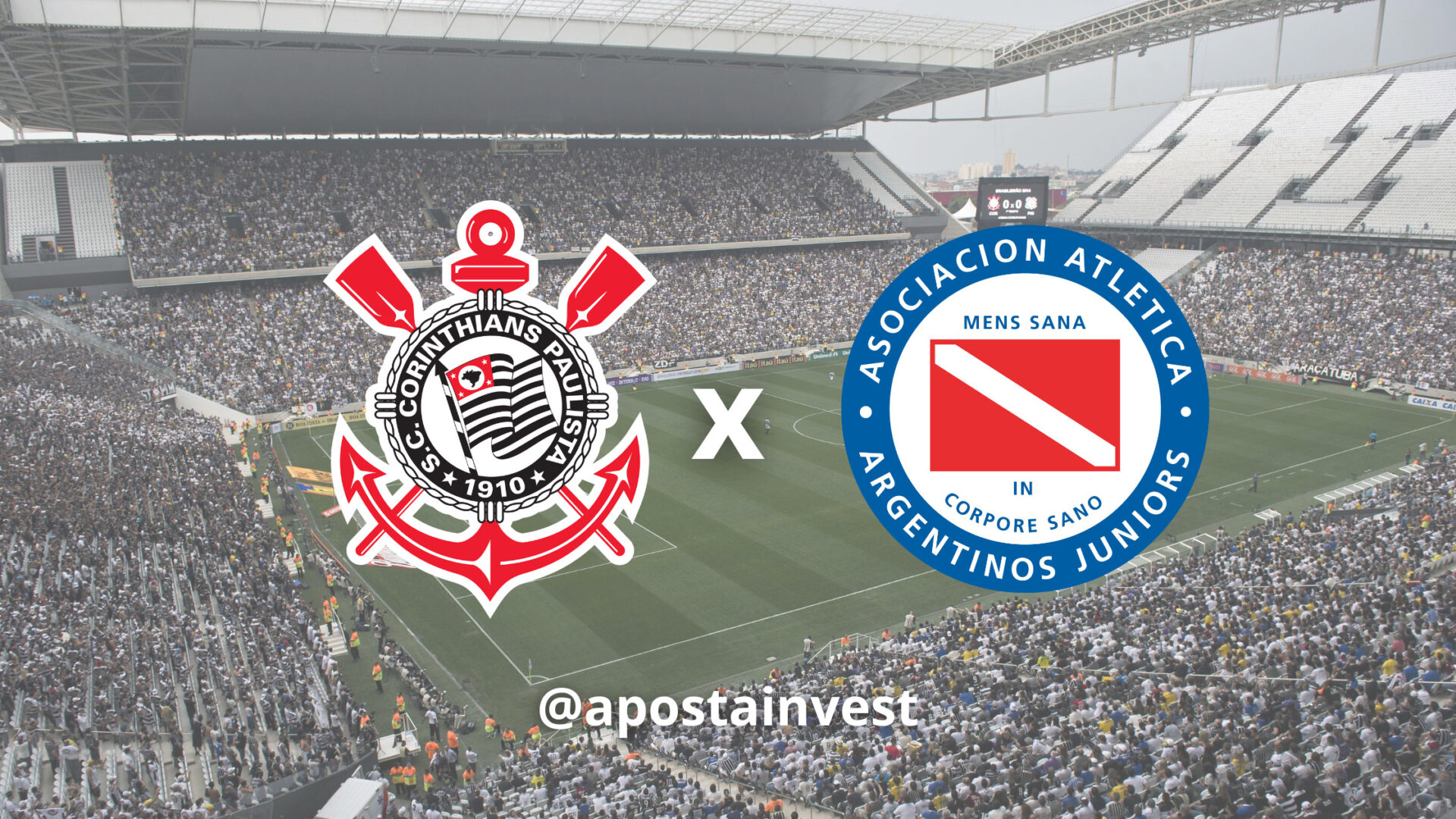 Como assistir Corinthians x Argentinos Juniors ao vivo