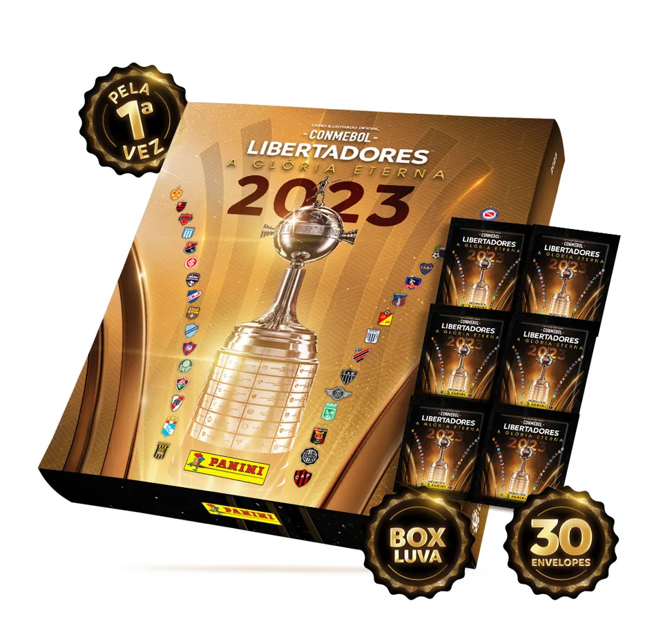 álbum de figurinhas da Libertadores 2023