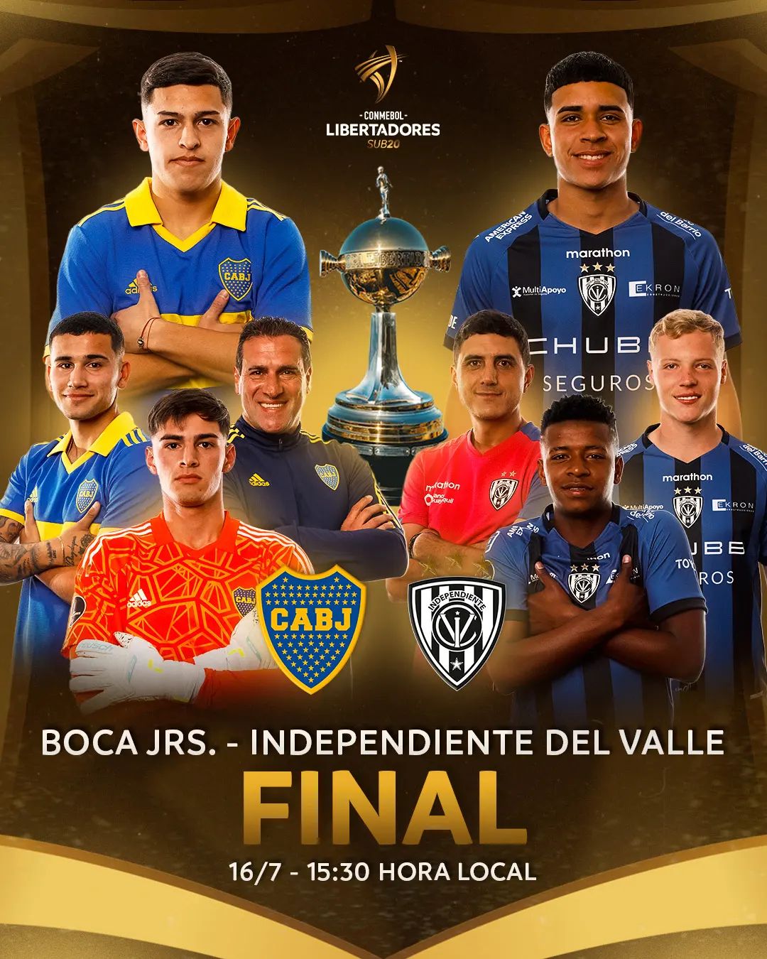 FINAL DA LIBERTADORES SUB 20 BOCA JRS X INDEPENDIENTE DEL VALLE 2023