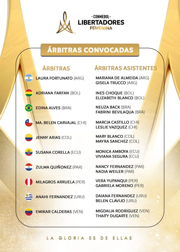 Arbitragem feminina: Libertadores 2023