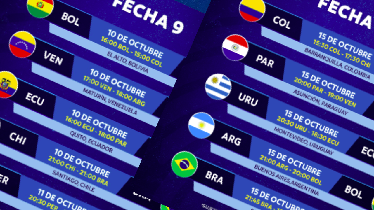 Próximos jogos das Eliminatórias da Copa 2026 (1)