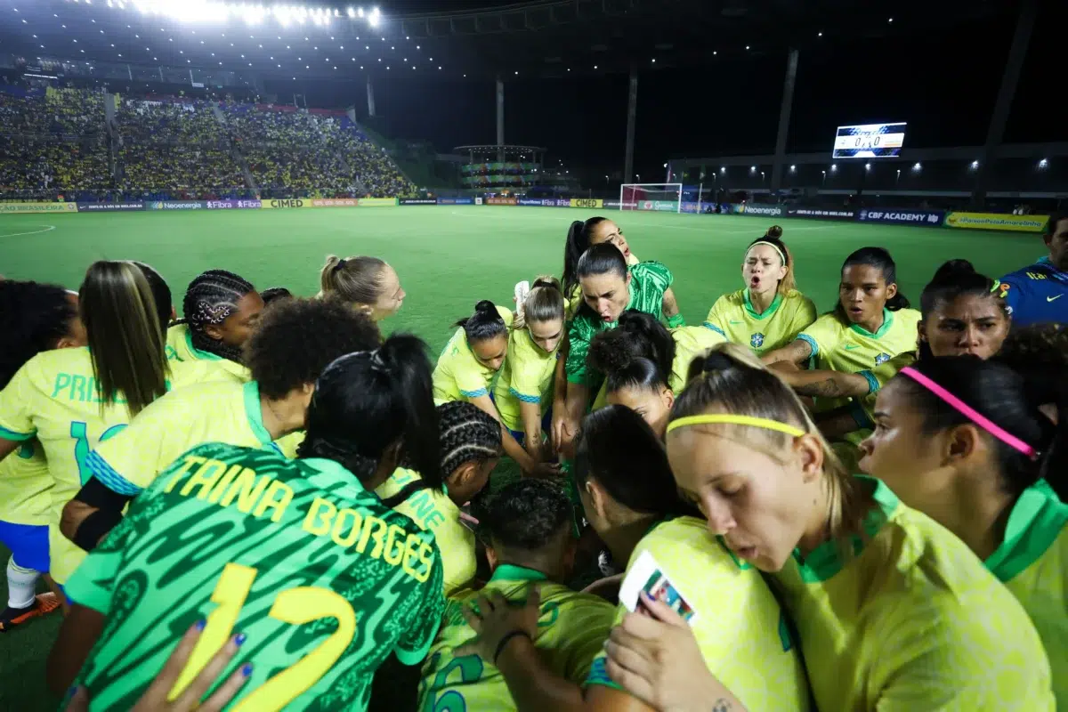 amistoso feminino: brasil 3 x 1 colombia