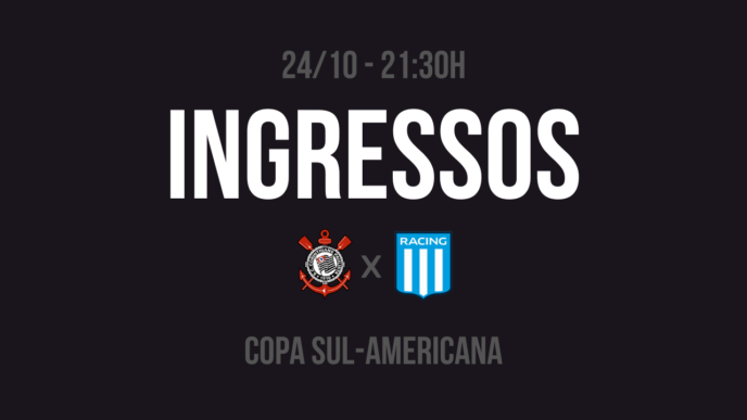 ingressos corinthians x racing semifinal copa sul americana 2024