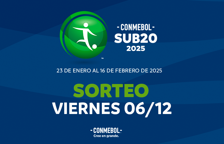 Sorteio dos Grupos Campeonato Sul-Americano Sub-20 2025