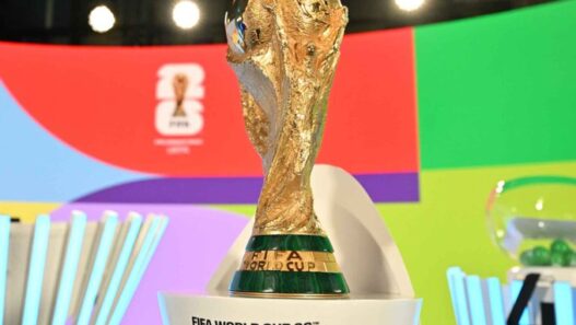 TRoféu da Copa Sorteio das Eliminatórias da Europa para a Copa do Mundo 2026