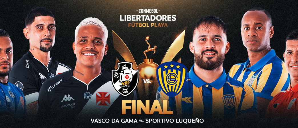 Onde Assistir a final da Libertadores de futebol de areia - Vasco da Gama e Sportivo Luqueño definem o campeão – CONMEBOL