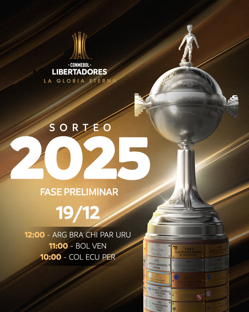 => Veja o Calendário da Libertadores para 2025