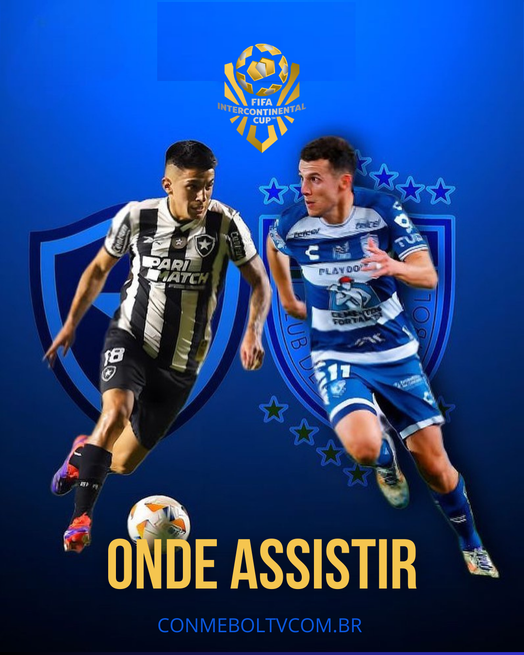 onde assistir BOTAFOGO X PACHUCA Copa Intercontinental 2024