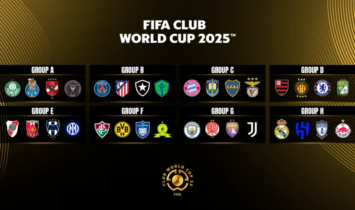 sul americanos conhecem seus rivais na copa do mundo de clubes FIFA 2025