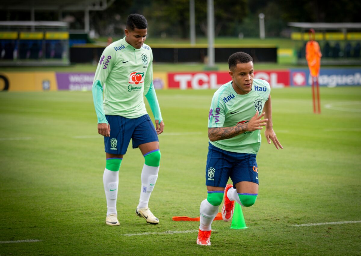 wesley e pedrinho atacantes da seleção brasileira sub 20 convoção