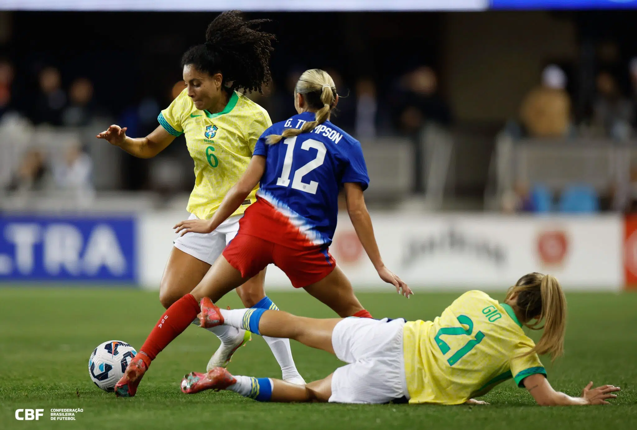 brasil feminino 2 x 1 estados unidos amistoso 08 04 2025