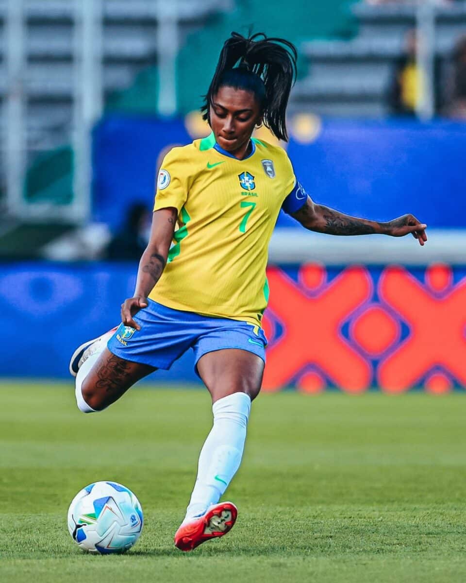Kerolin foi o destaque de Bolivia e Brasil Feminino Foto Conmebol