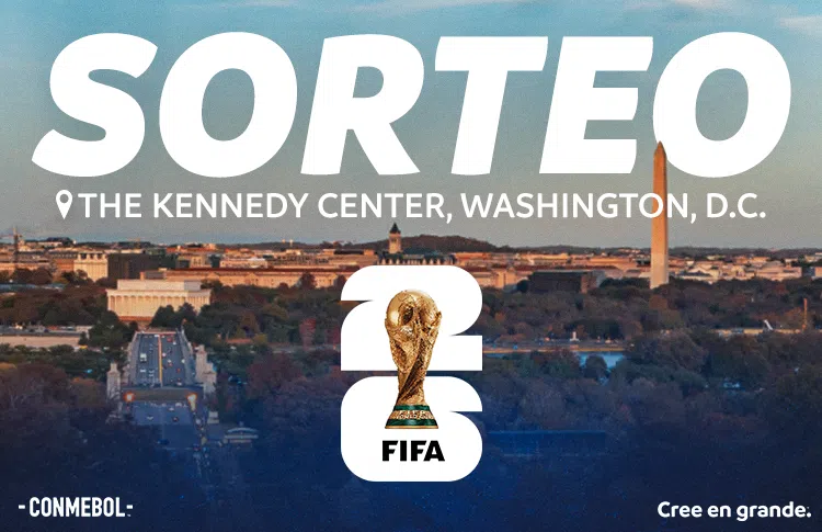 Sorteio Copa do Mundo 2026 data e local imagem Conmebol