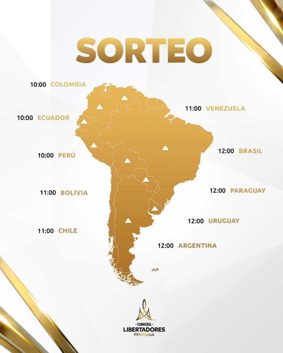 Sorteio Libertadores Feminina 2025 Onde Assistir ao vivo (2)