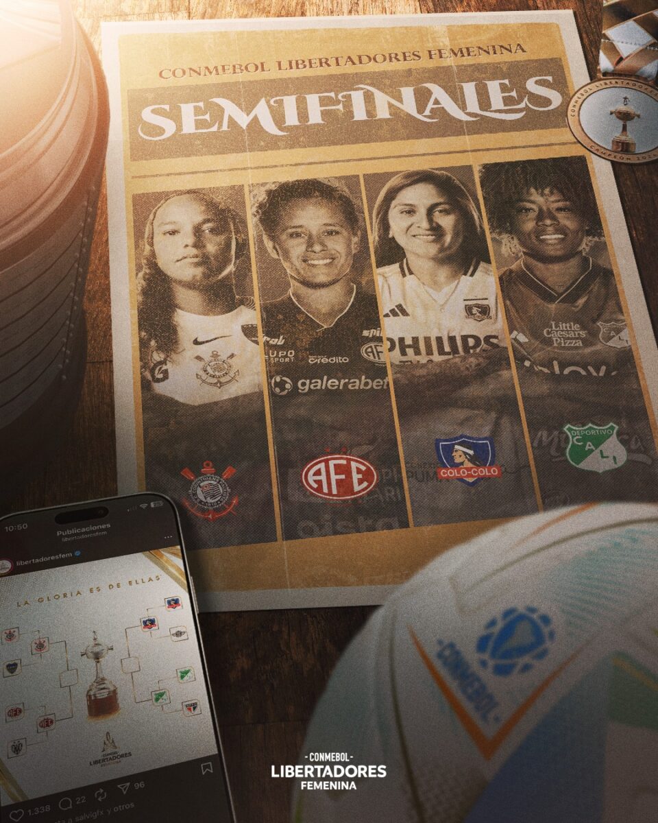 Chaveamento das Semifinais da Libertadores Feminina 2025 (2)