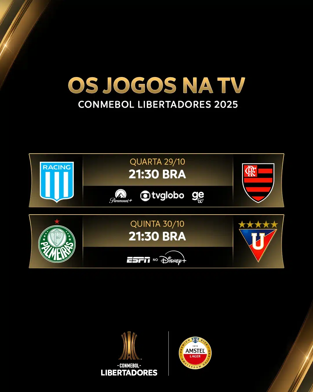 Racing x Flamengo onde assistir ao vivo