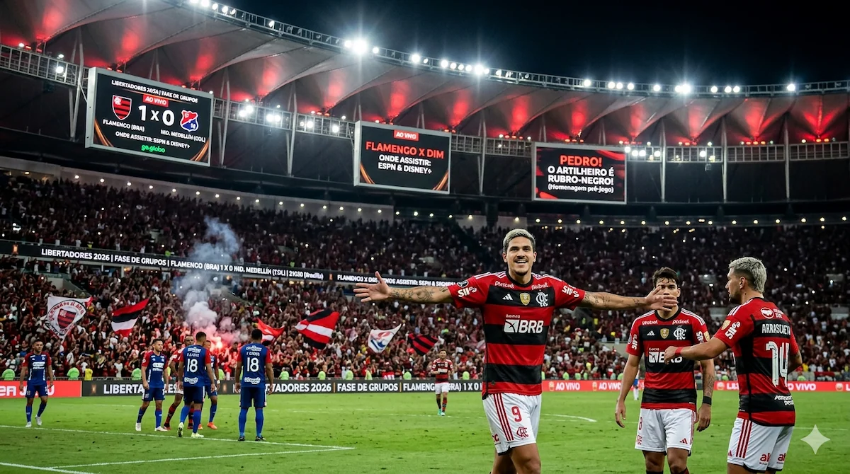 AO VIVO Flamengo x Independiente Medellín Onde Assistir Libertadores 2026