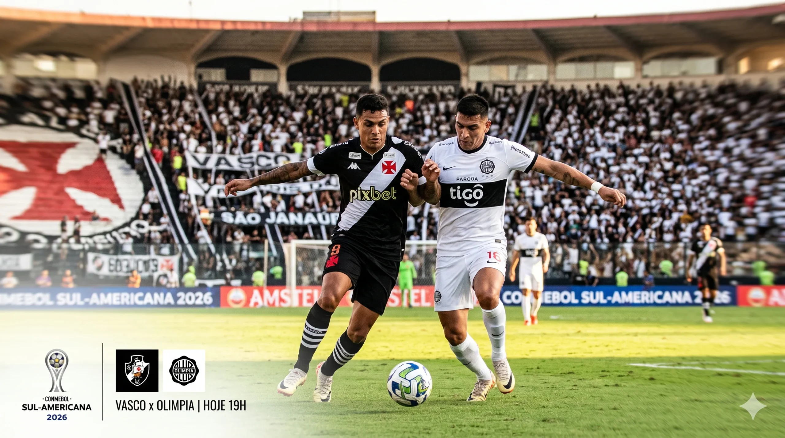 Vasco x Olimpia onde assistir