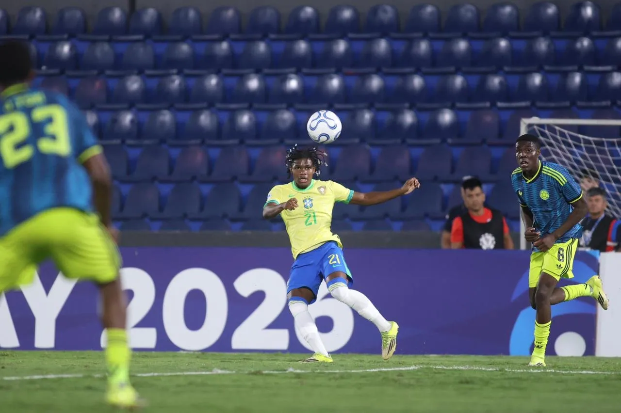 brasil x colombia semifinal sul americano sub 17