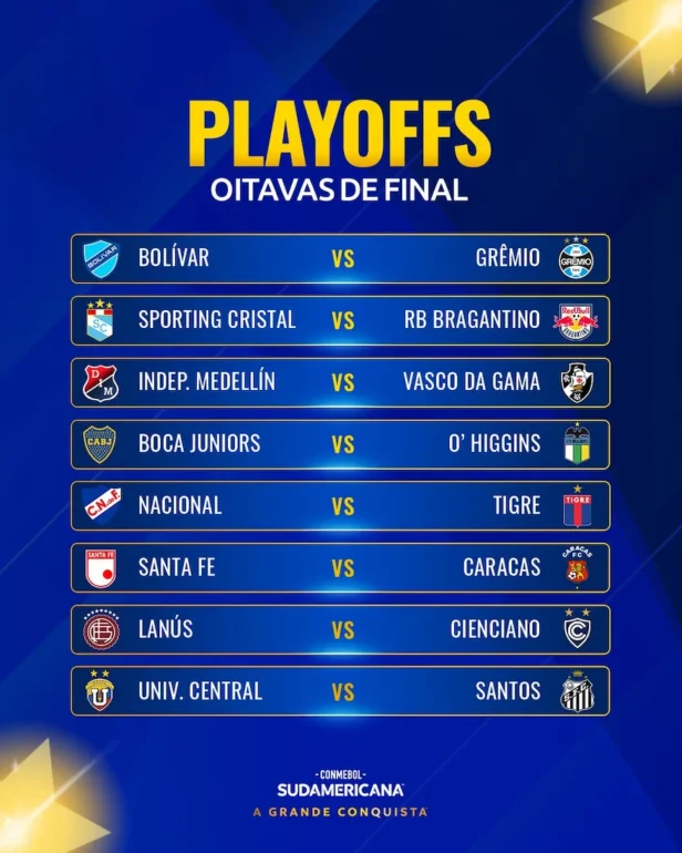 Playoffs e Oitavas da Copa Sul Americana 2026 1