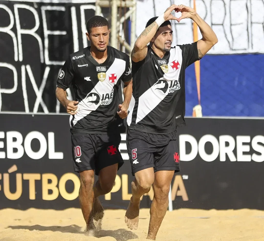 Vasco x Sampaio Corrêa Libertadores Futebol de Areia