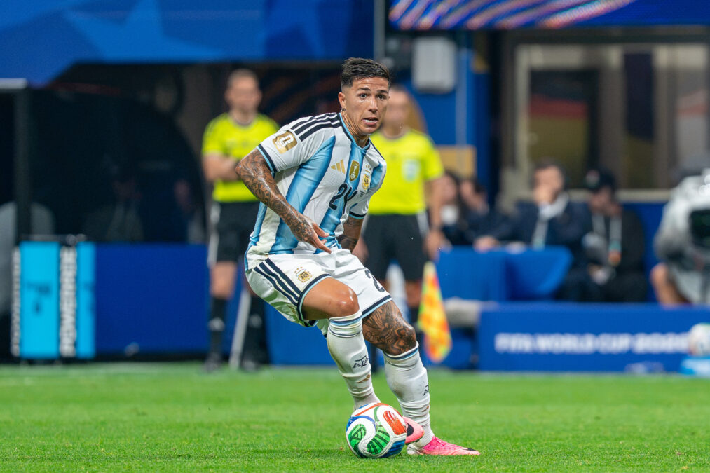 Enzo Fernandez em ação - Argentina Copa do Mundo 2026 Enzo Fernandez em ação - Argentina Copa do Mundo 2026